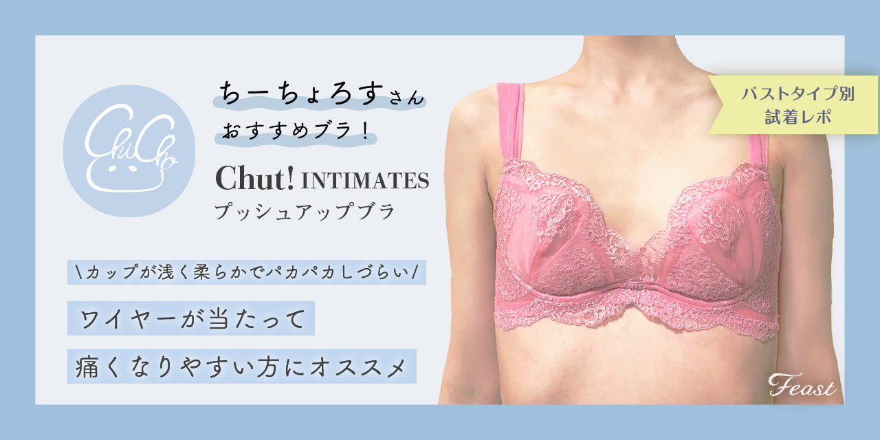 小さい胸にもフィット／chut!INTIMATES PUSH UP BRA C327｜feastの